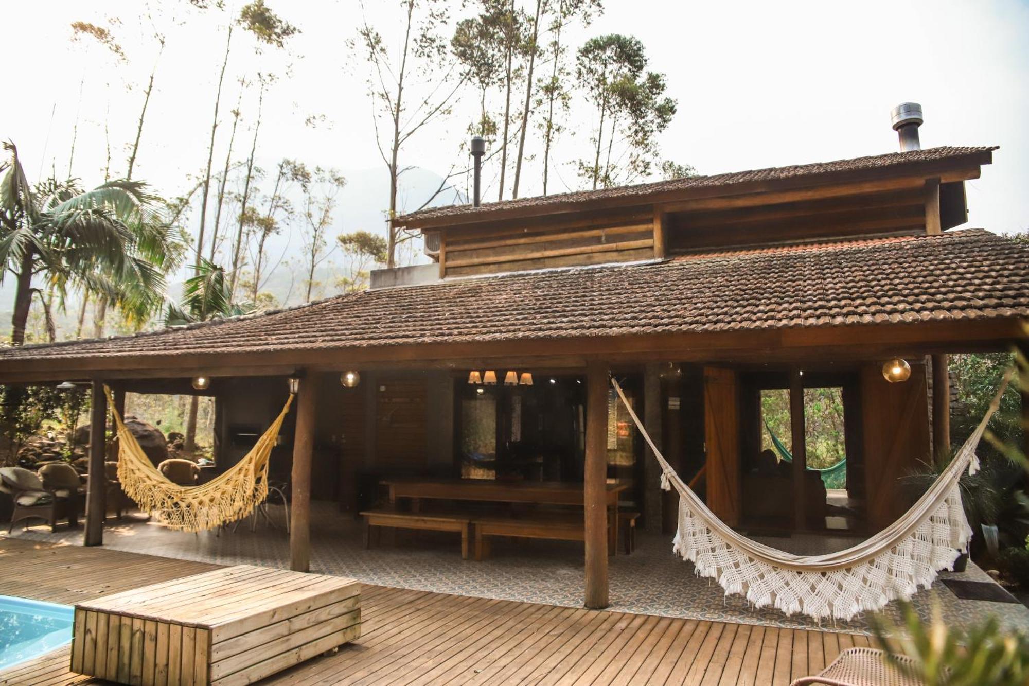 Chale Casa De Pedra, Vivenda Serra Velha, Chales De Montanha Timbe do Sul Luaran gambar