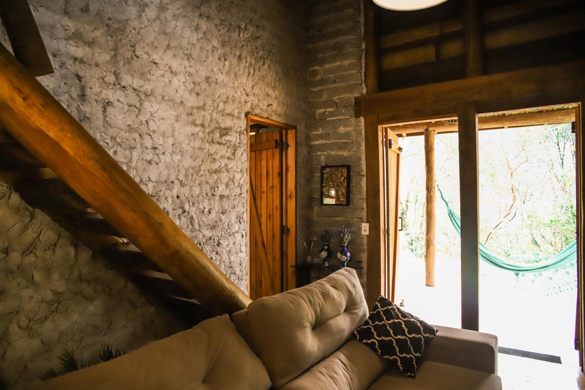 Chale Casa De Pedra, Vivenda Serra Velha, Chales De Montanha Timbe do Sul Luaran gambar